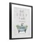 Stupell Industries Antique Fresh Soap & Tub Framed Print Under Glass, design by Lettered and Lined